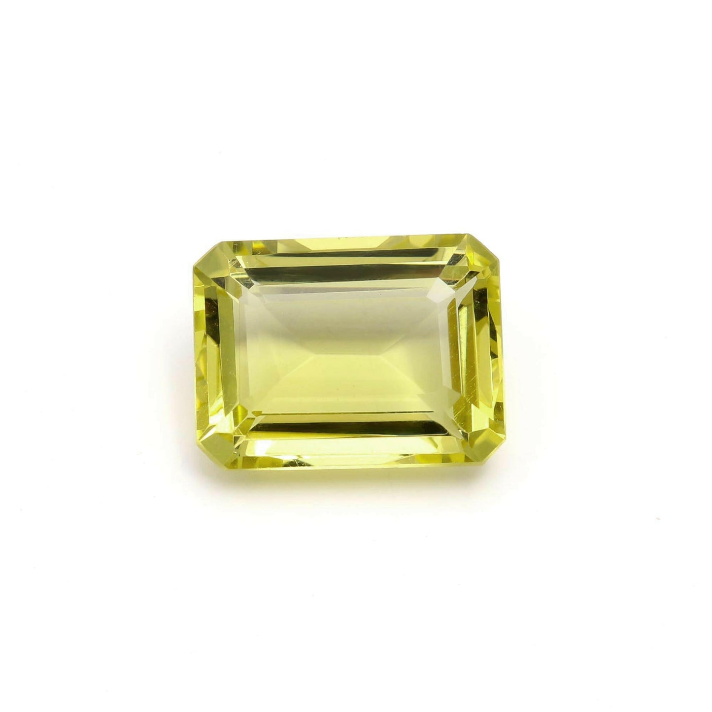 Lemon Quartz - 7.95ct - 11mm x 15mm - Octagon Shape