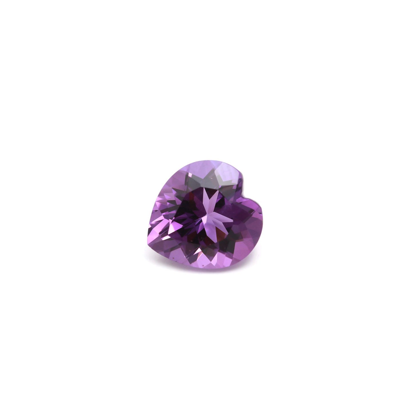 Amethyst - 8.75ct - 13mm x 14mm- Heart Shape