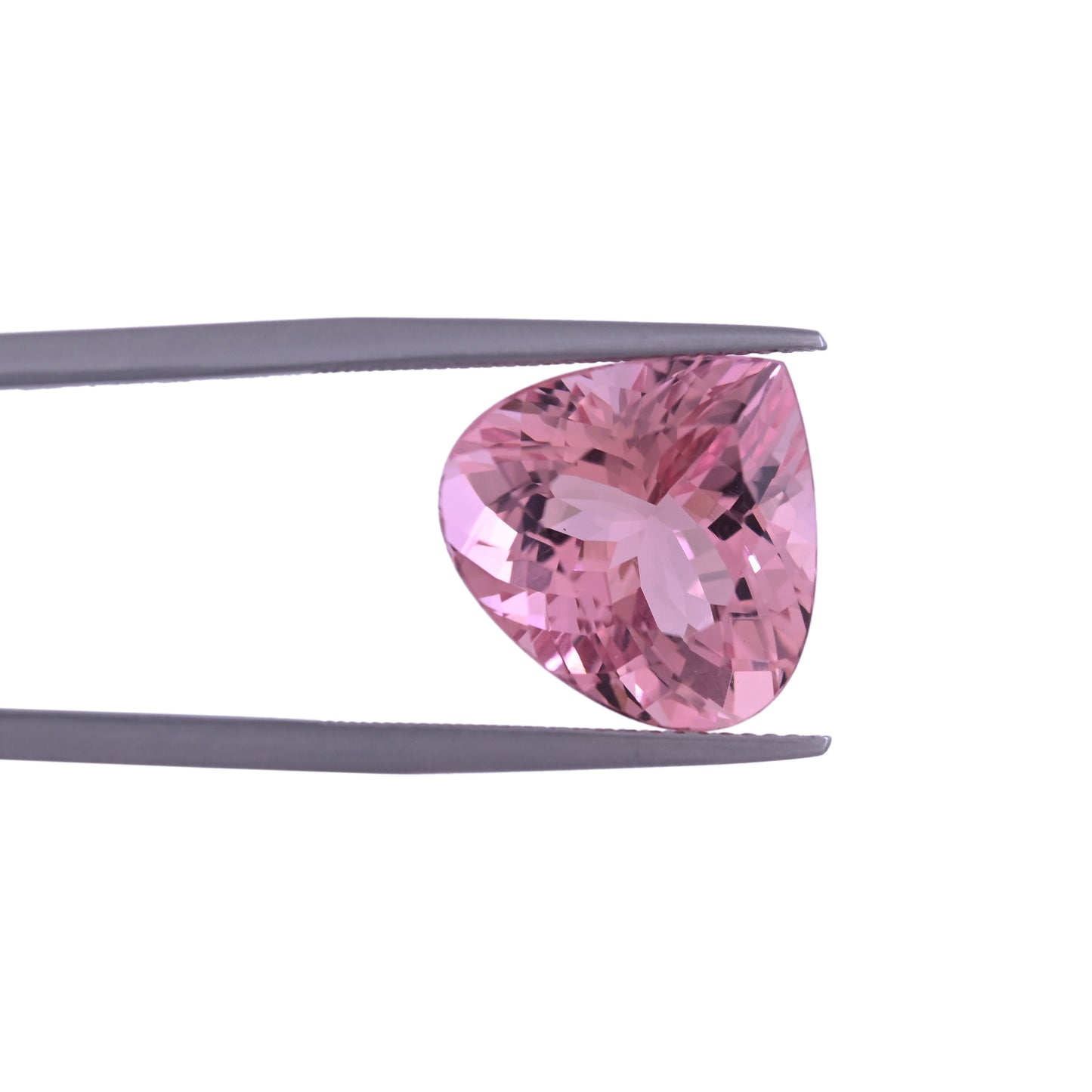 Morganite - 9.61ct - 15mm x 14.5mm - Heart Shape