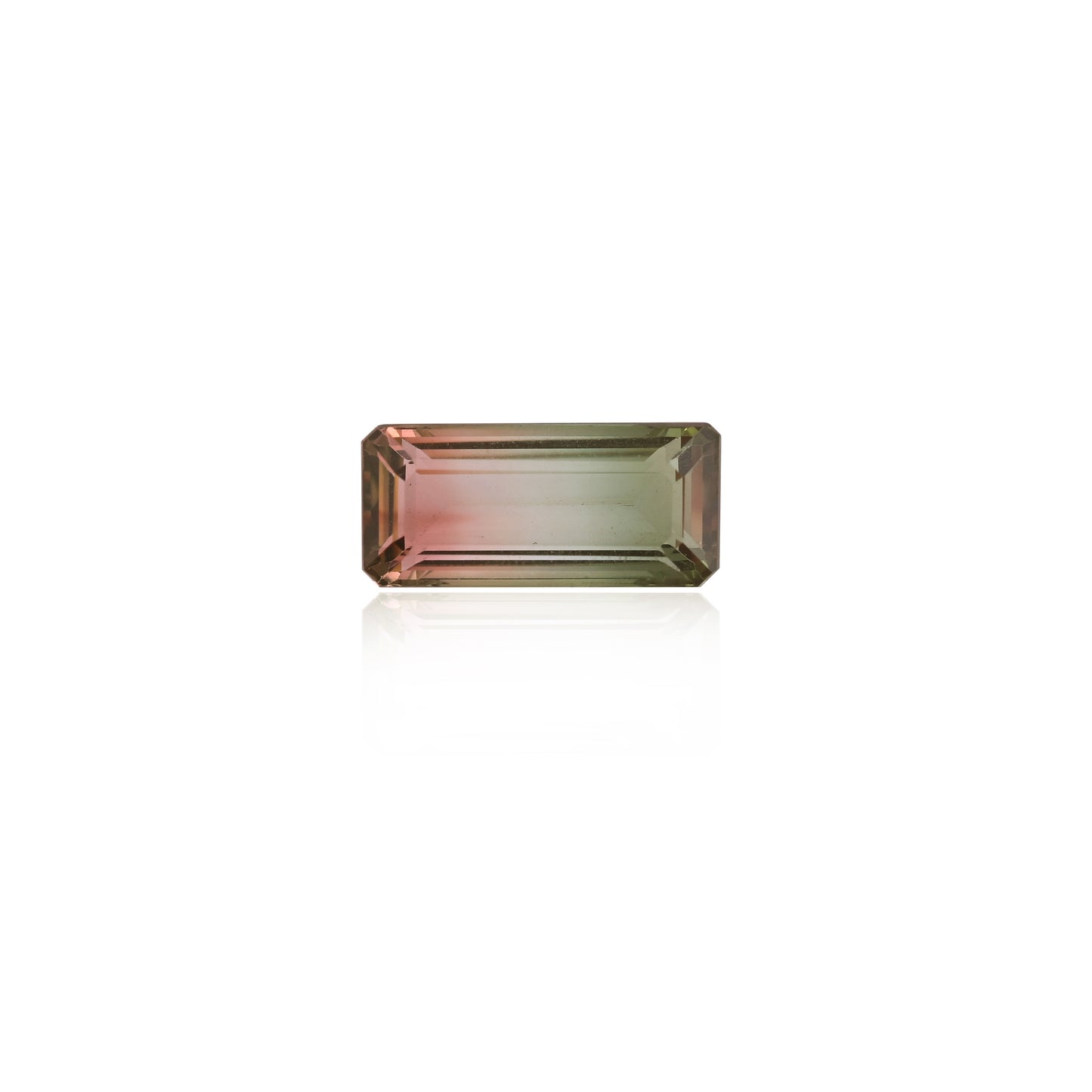 Watermelon Tourmaline - 5.17ct - 14.5mm x 7mm - Octagon Shape