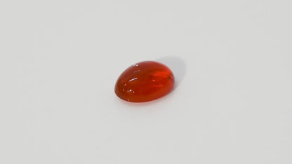 Mexican Fire Opal - 4.90ct - 14.3mm x 10mm - Oval Shape